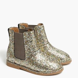 J Crew Girls Glitter Boot size 4
